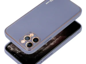 LEATHER case for IPHONE 15 Plus blue