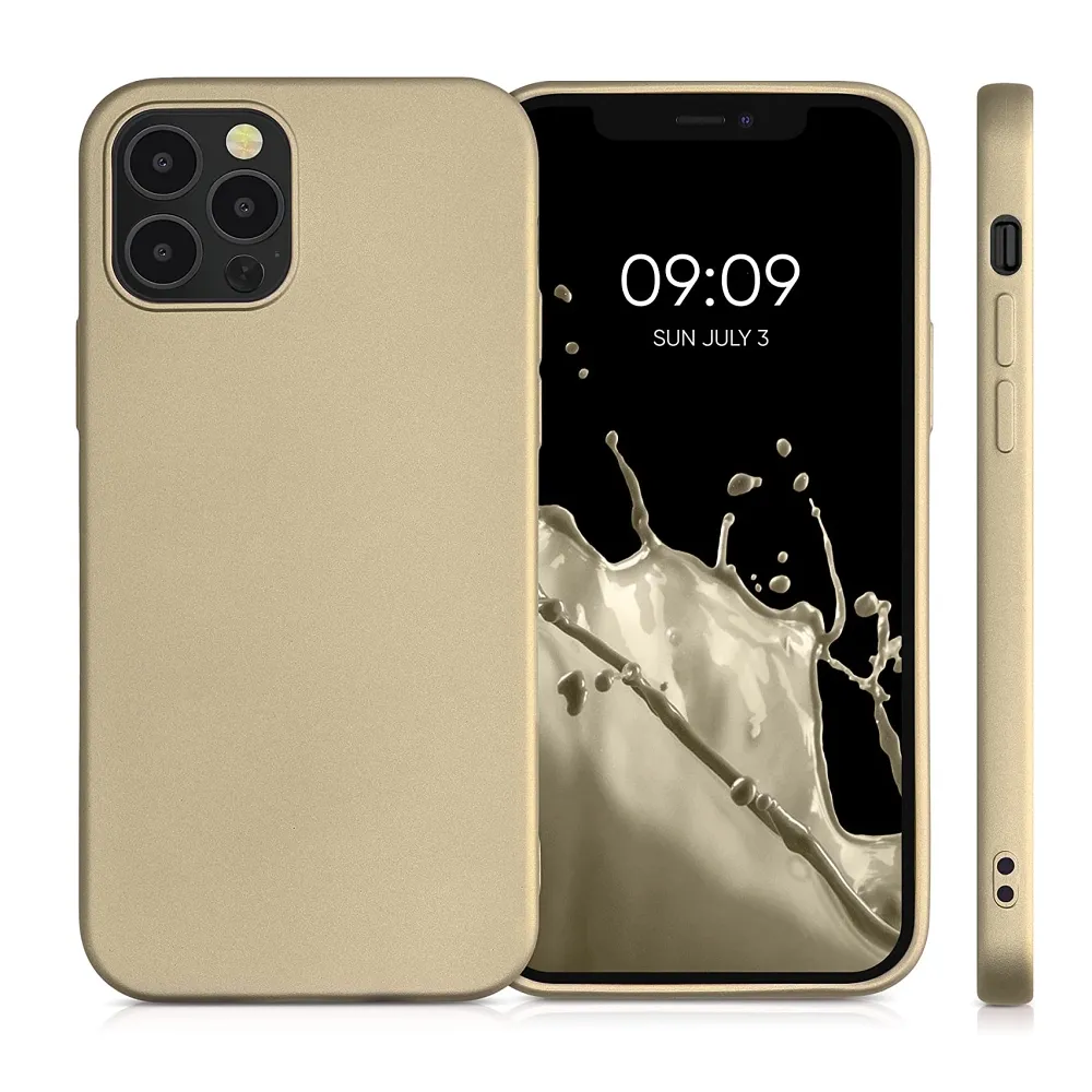 METALLIC Case for IPHONE 15 gold - Image 2