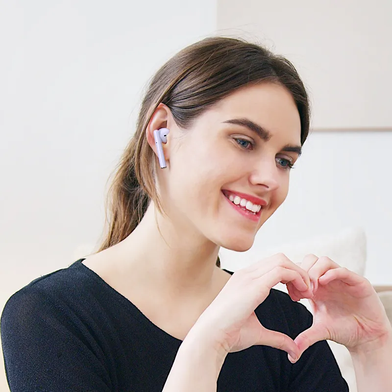 HOCO wireless bluetooth earphones TWS EW19 Plus white - Image 5