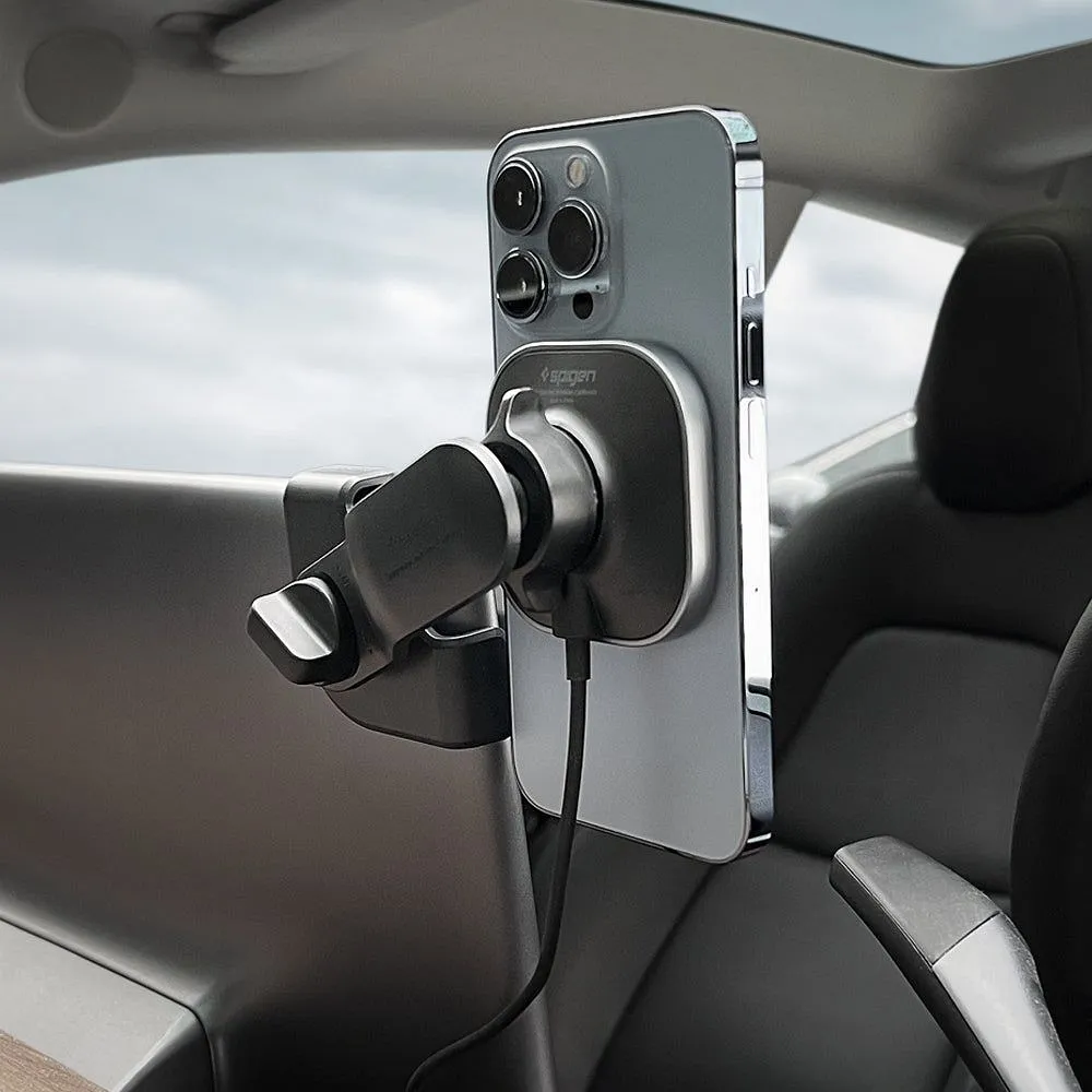SPIGEN ITT90W Onetap Magnetic Magsafe Screen Car Mount Wireless Charger do TESLA MODEL 3 / Y / X / S black - Image 18