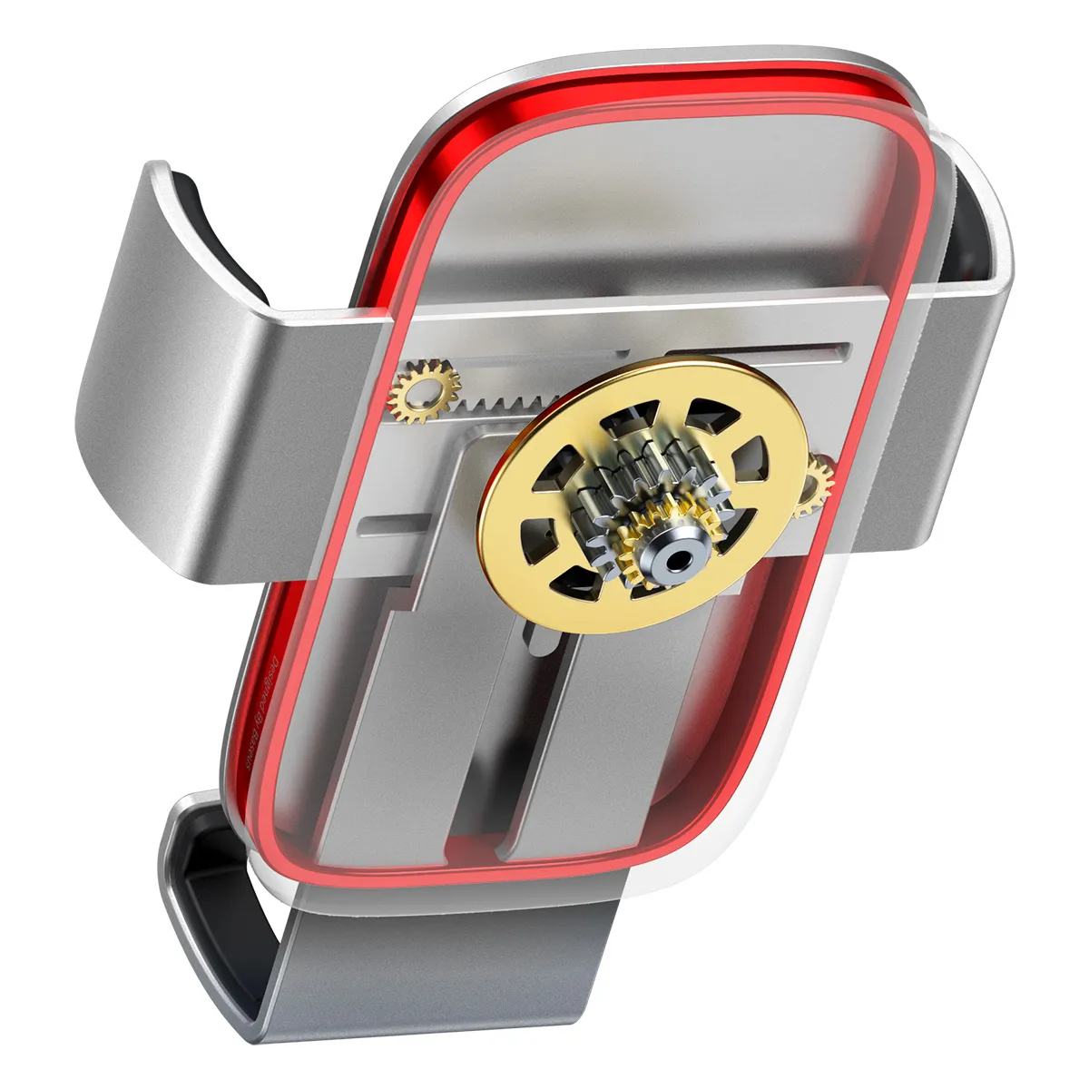 BASEUS gravity car holder for air vent SUJS000012 silver - Image 5