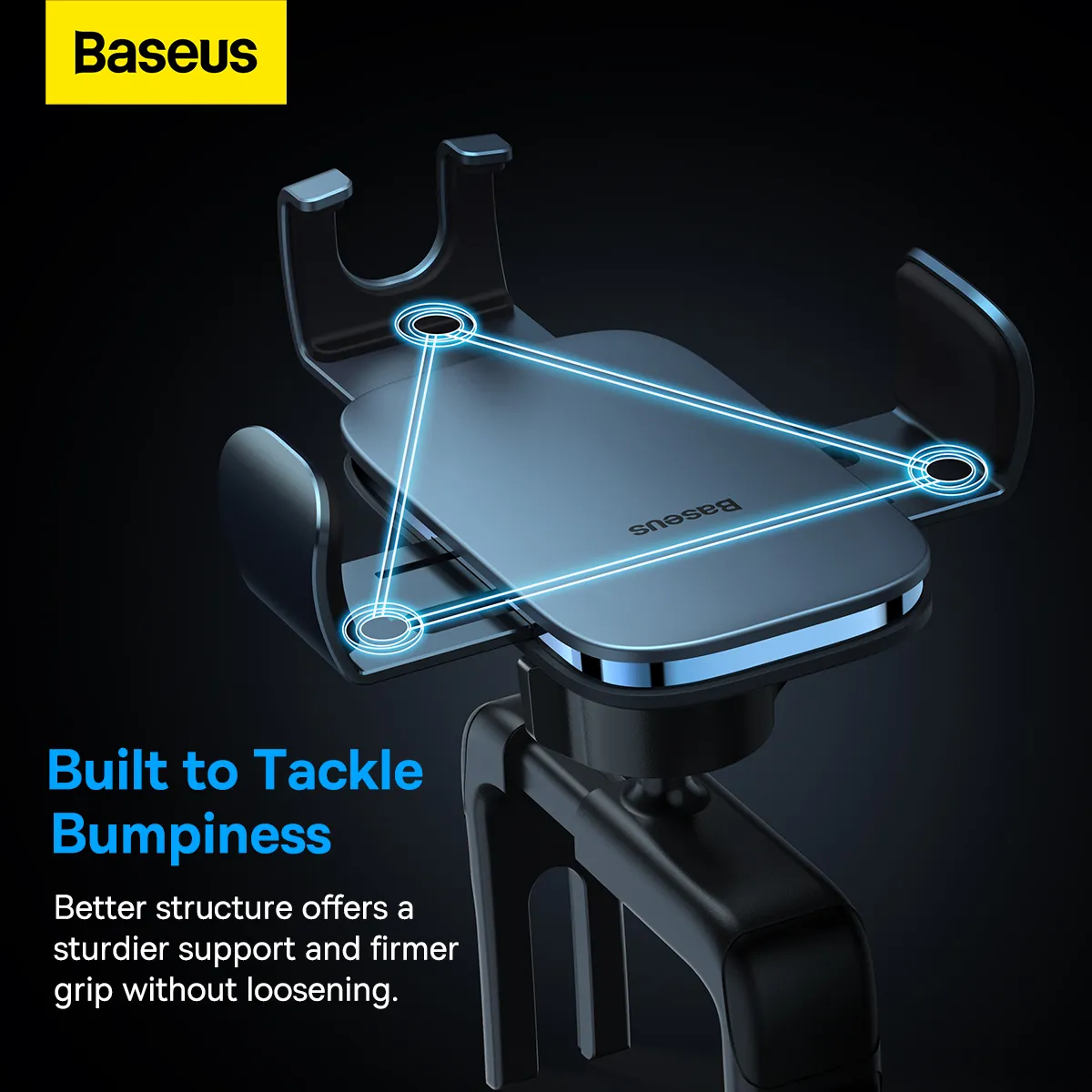 BASEUS gravity car holder for round air vent SUJS030013 dark gray - Image 13
