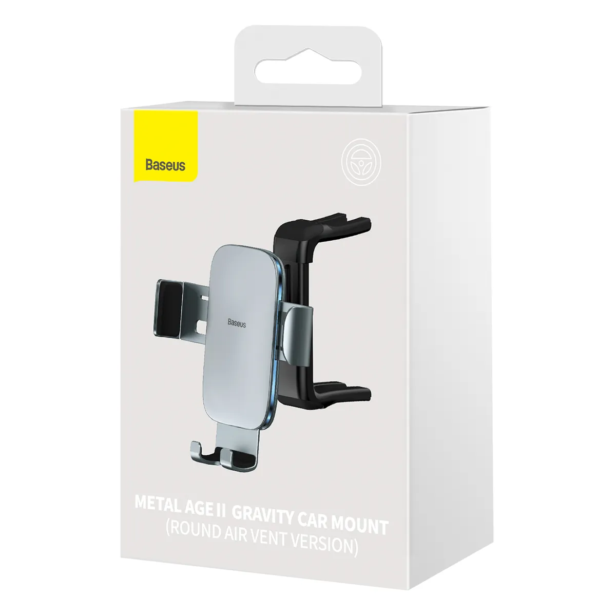 BASEUS gravity car holder for round air vent SUJS030013 dark gray - Image 17