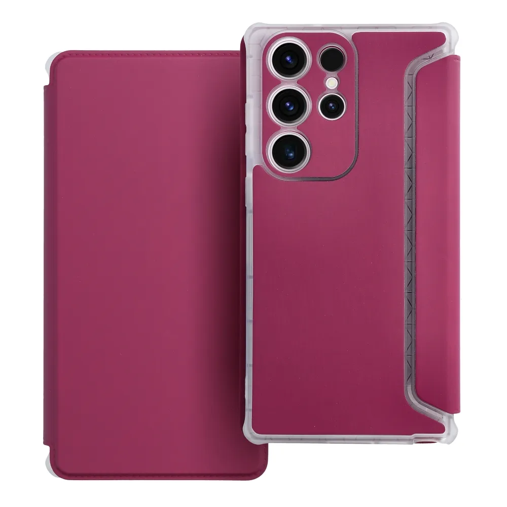 PIANO Book case for SAMSUNG S23 Ultra magenta