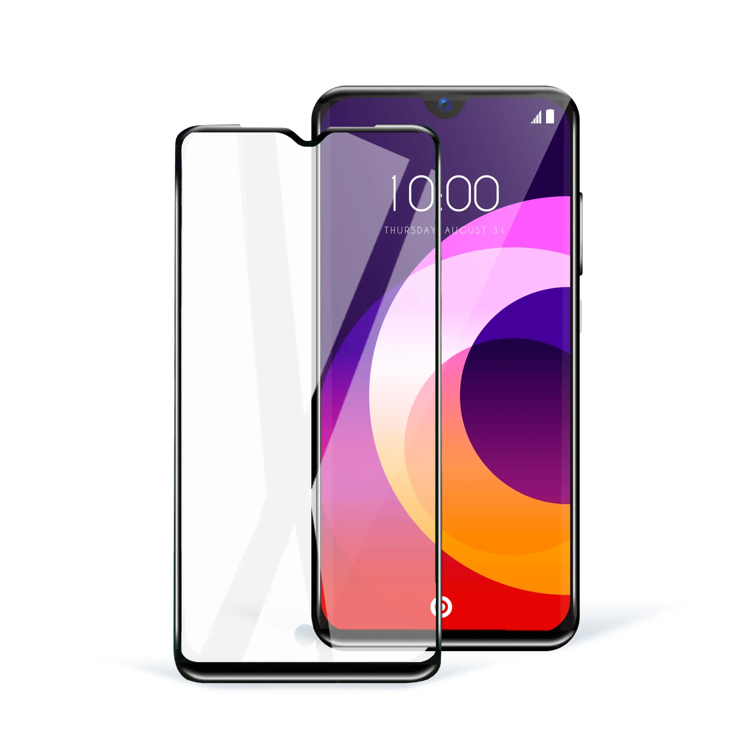5D teljes felületű ragasztott kerámiaüveg – Samsung Galaxy A54 5G / S23 FE készülékekhez, fekete
