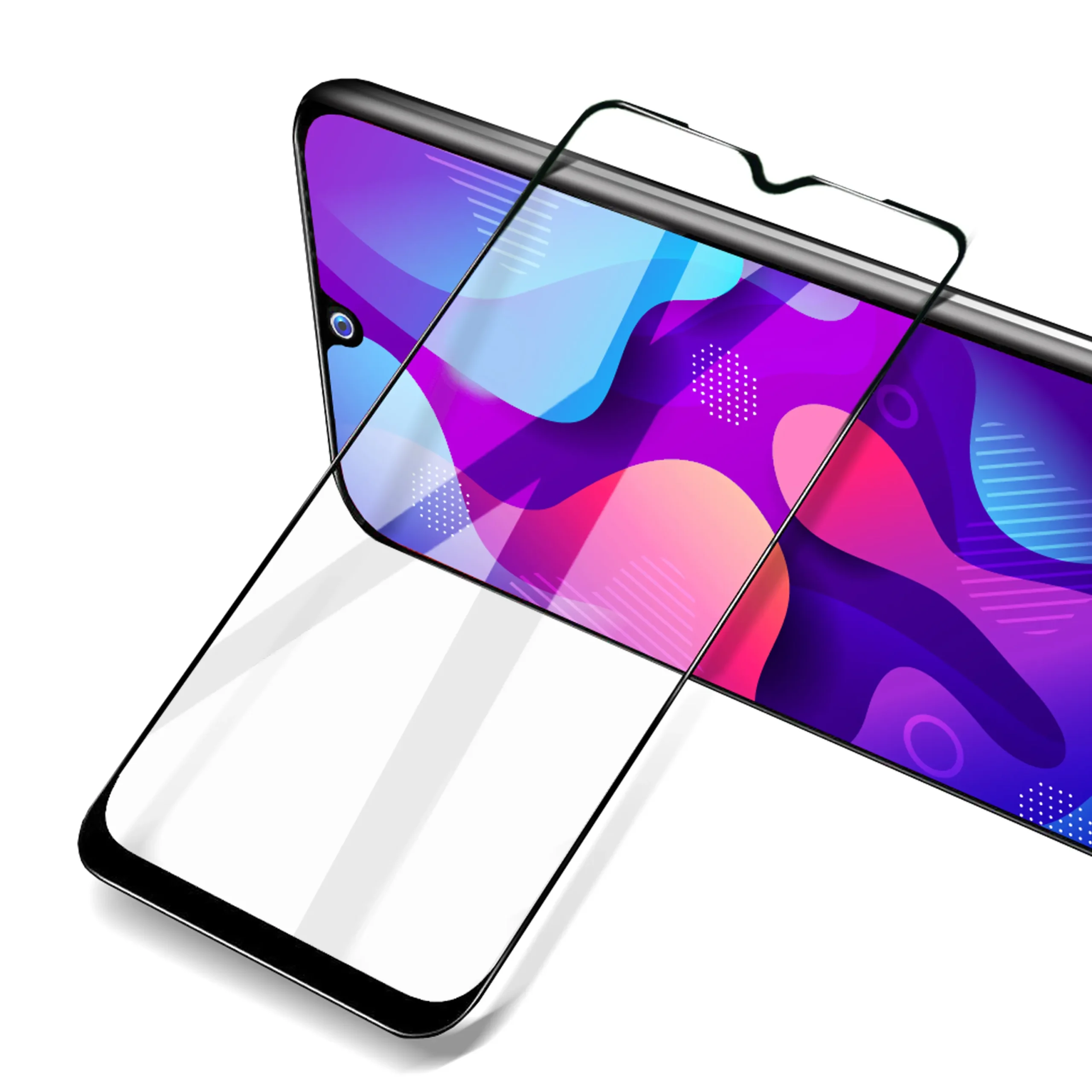 5D Full Glue Ceramic Glass - for Xiaomi Redmi Note 12 4G / Redmi Note 12 5G black - Image 3