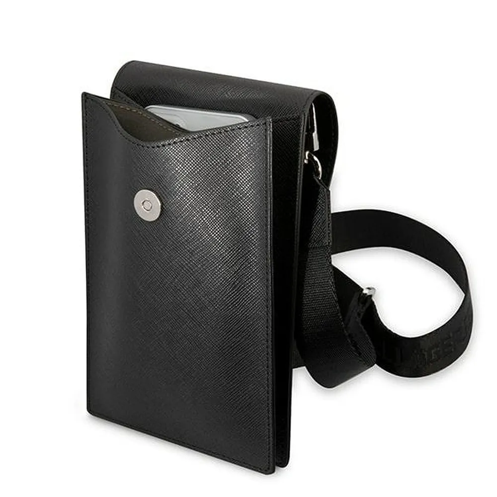 KARL LAGERFELD universal bag for mobile KLWBSARSGK (Embossed RSG) black - Image 3