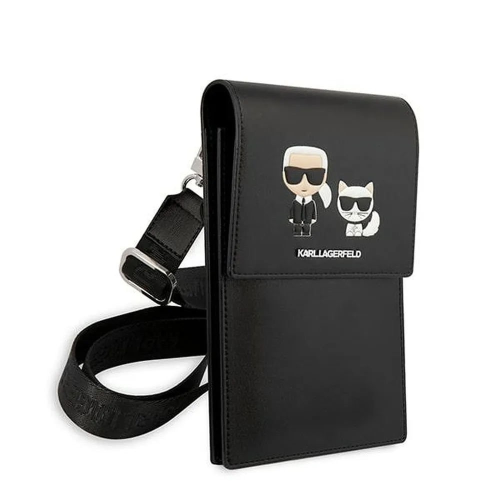Universal bag for mobile Karl Lagerfeld KLWBSAKCHSK (Embossed K+C / black) - Image 4