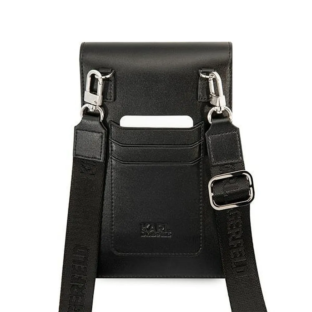 Universal bag for mobile Karl Lagerfeld KLWBSAKCHSK (Embossed K+C / black) - Image 2