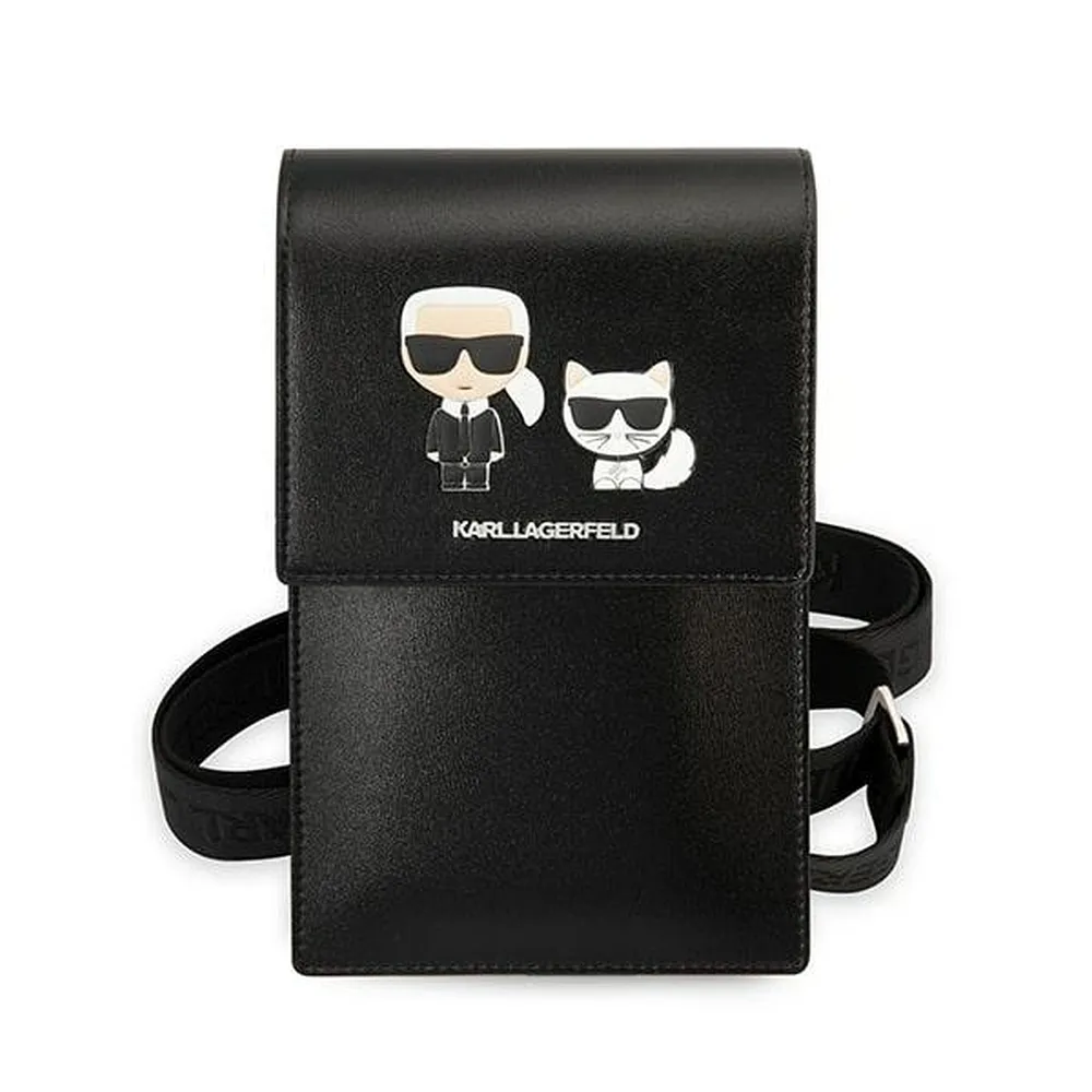 Universal bag for mobile Karl Lagerfeld KLWBSAKCHSK (Embossed K+C / black) - Image 5