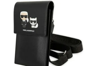 Universal bag for mobile Karl Lagerfeld KLWBSAKCHSK (Embossed K+C / black)