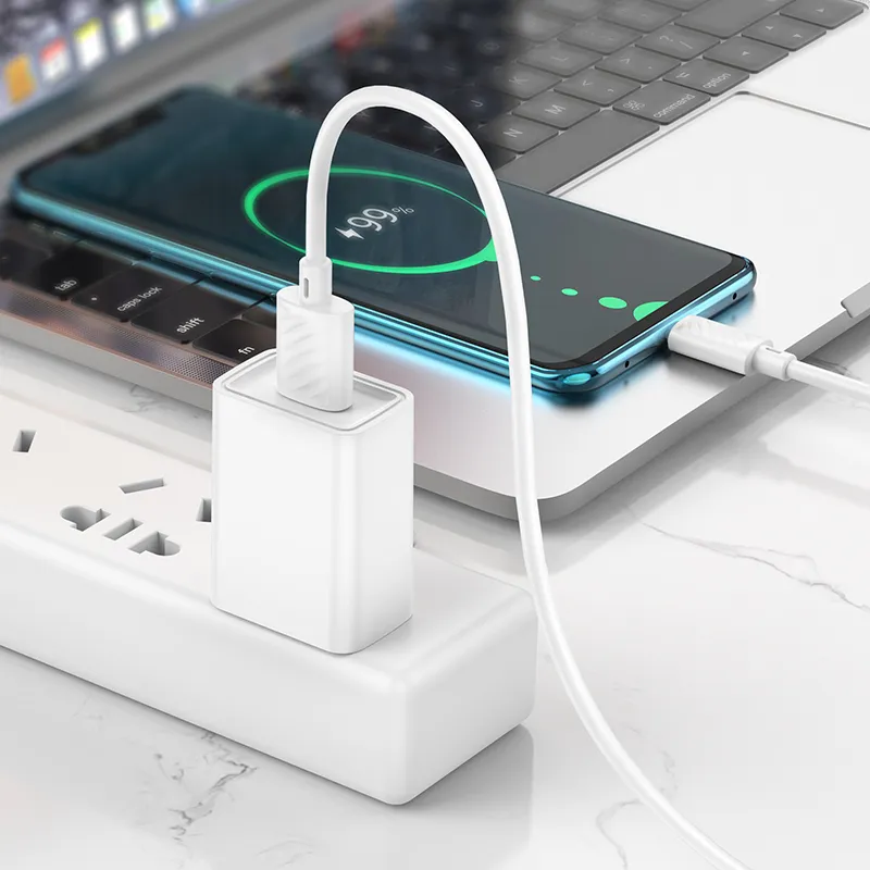 HOCO cable USB A to Type C 3A X88 1 m white - Image 3