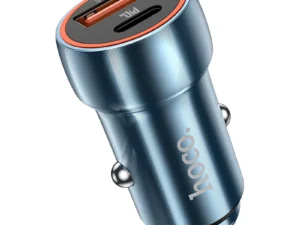 HOCO car charger USB A + Type C PD QC3.0 3A 20W Z46A sapphire blue