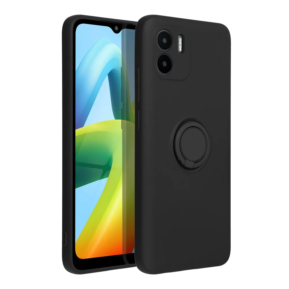 SILICONE RING case for XIAOMI Redmi A1 / Redmi A2 black - Image 3