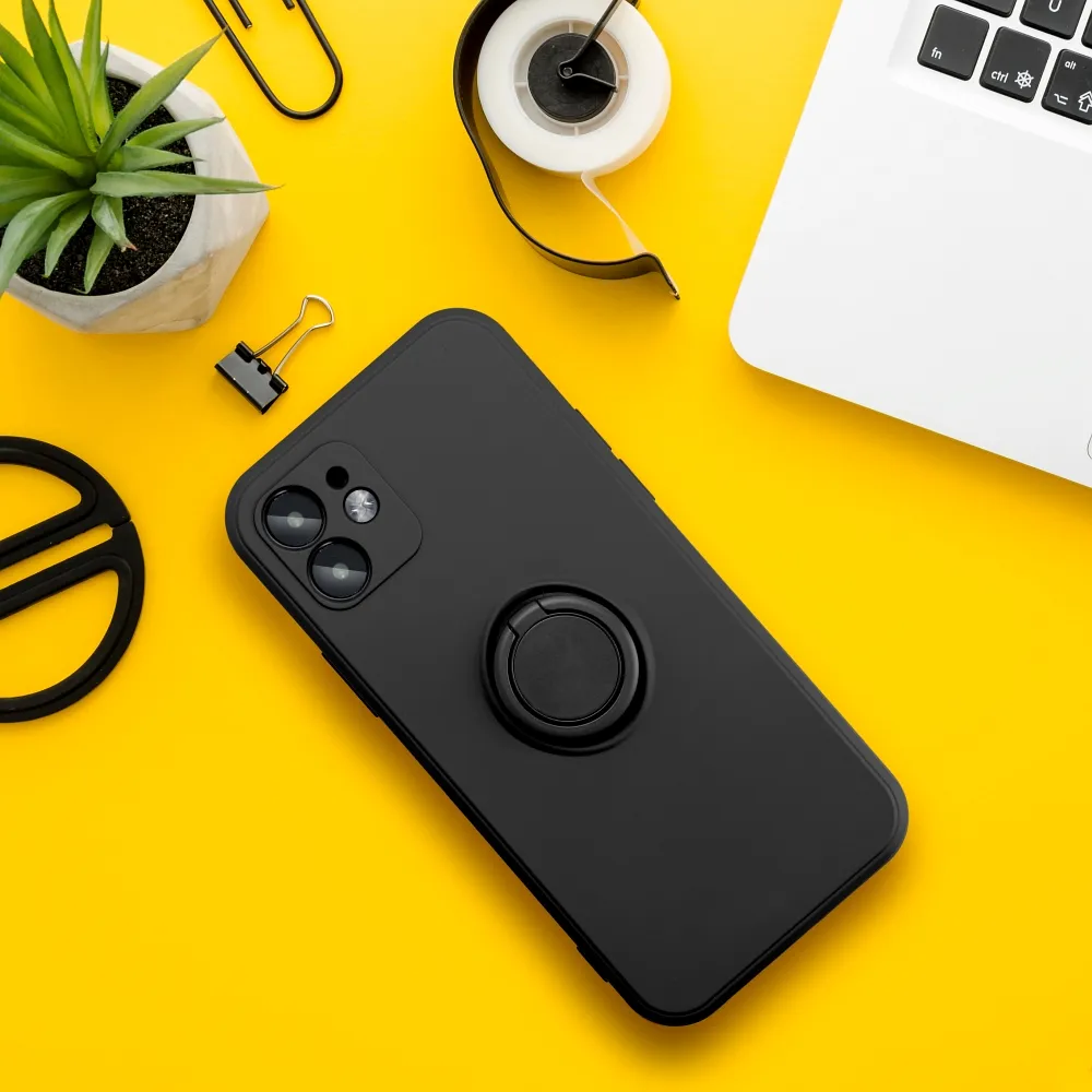 SILICONE RING case for XIAOMI Redmi A1 / Redmi A2 black - Image 9