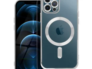 ELECTRO MAG COVER case compatible with MagSafe for IPHONE 12 Pro silver