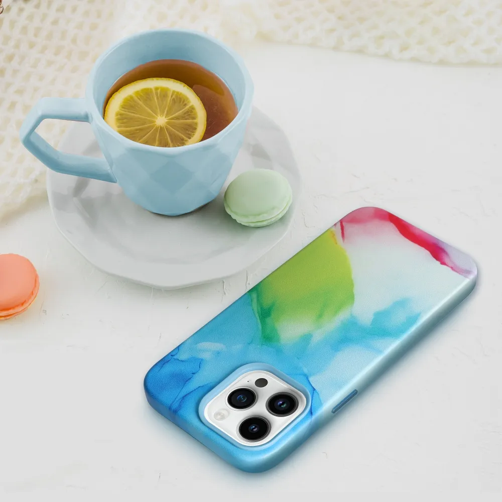 LEATHER MAG COVER case for IPHONE 11 Pro color splash - Image 6