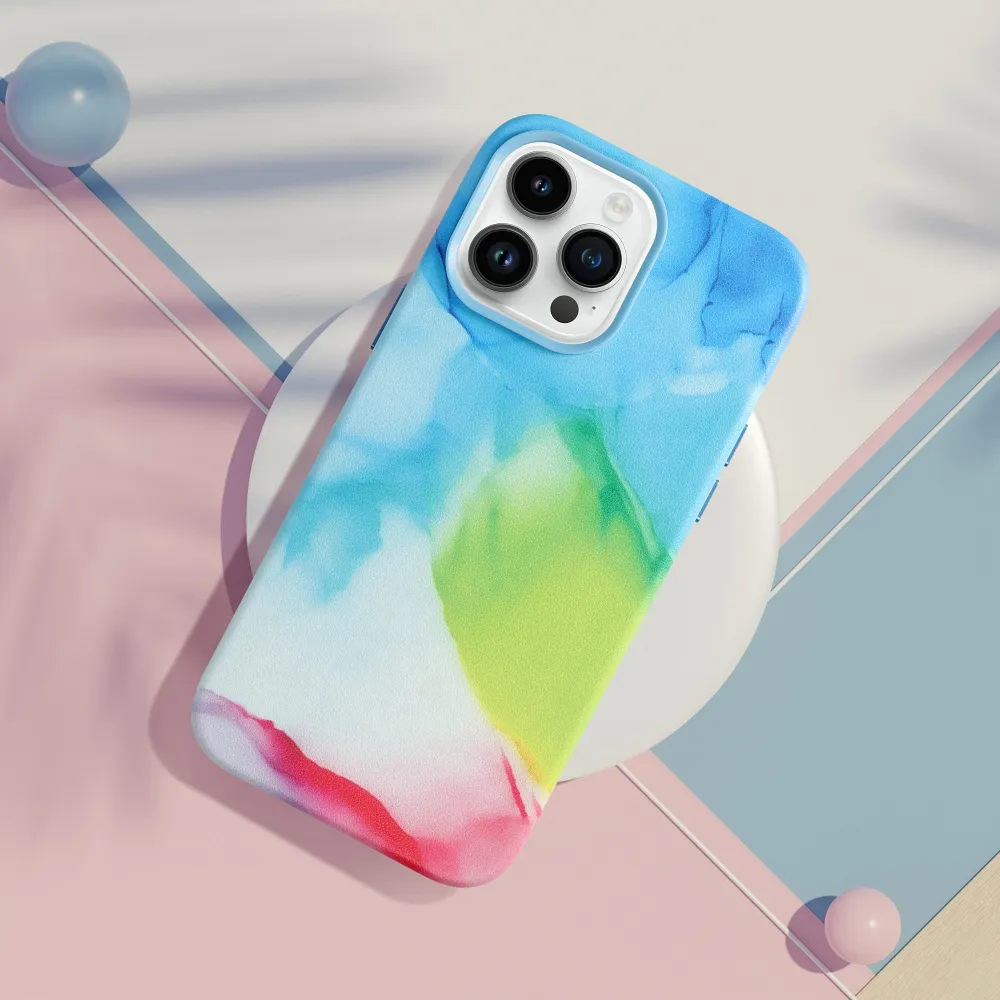 LEATHER MAG COVER case for IPHONE 11 Pro color splash - Image 5