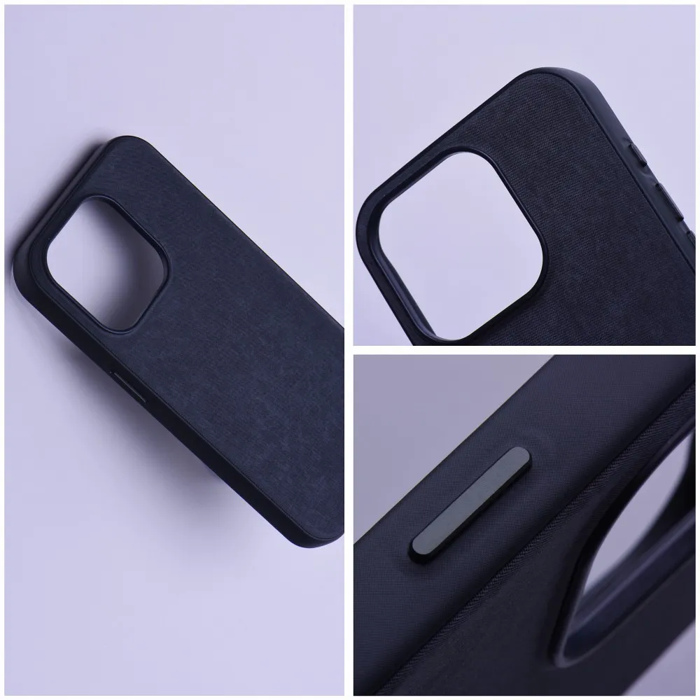 WOVEN MAG COVER case compatible with MagSafe for IPHONE 13 Pro black - Image 3