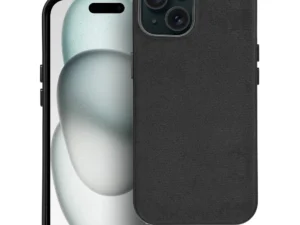 WOVEN MAG COVER case compatible with MagSafe for IPHONE 15 black