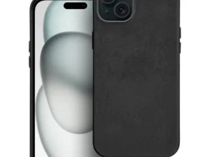 WOVEN MAG COVER case compatible with MagSafe for IPHONE 15 Plus black