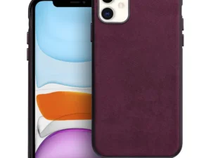 WOVEN MAG COVER case compatible with MagSafe for IPHONE 11 burgundy