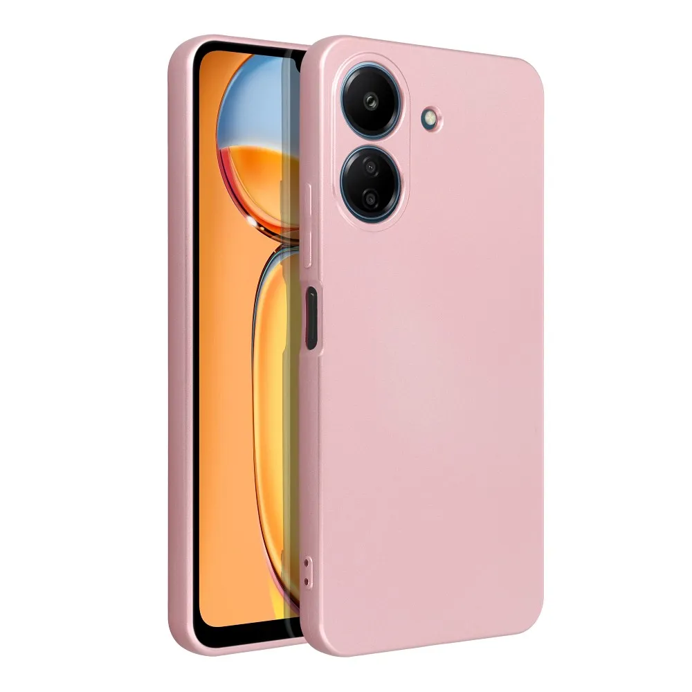 METALLIC Case for XIAOMI Redmi 13C / POCO C65 pink - Image 2