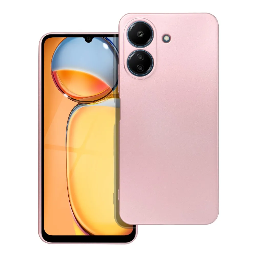 METALLIC Case for XIAOMI Redmi 13C / POCO C65 pink
