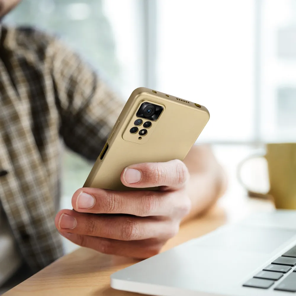 METALLIC Case for XIAOMI Redmi 13C / POCO C65 gold - Image 9
