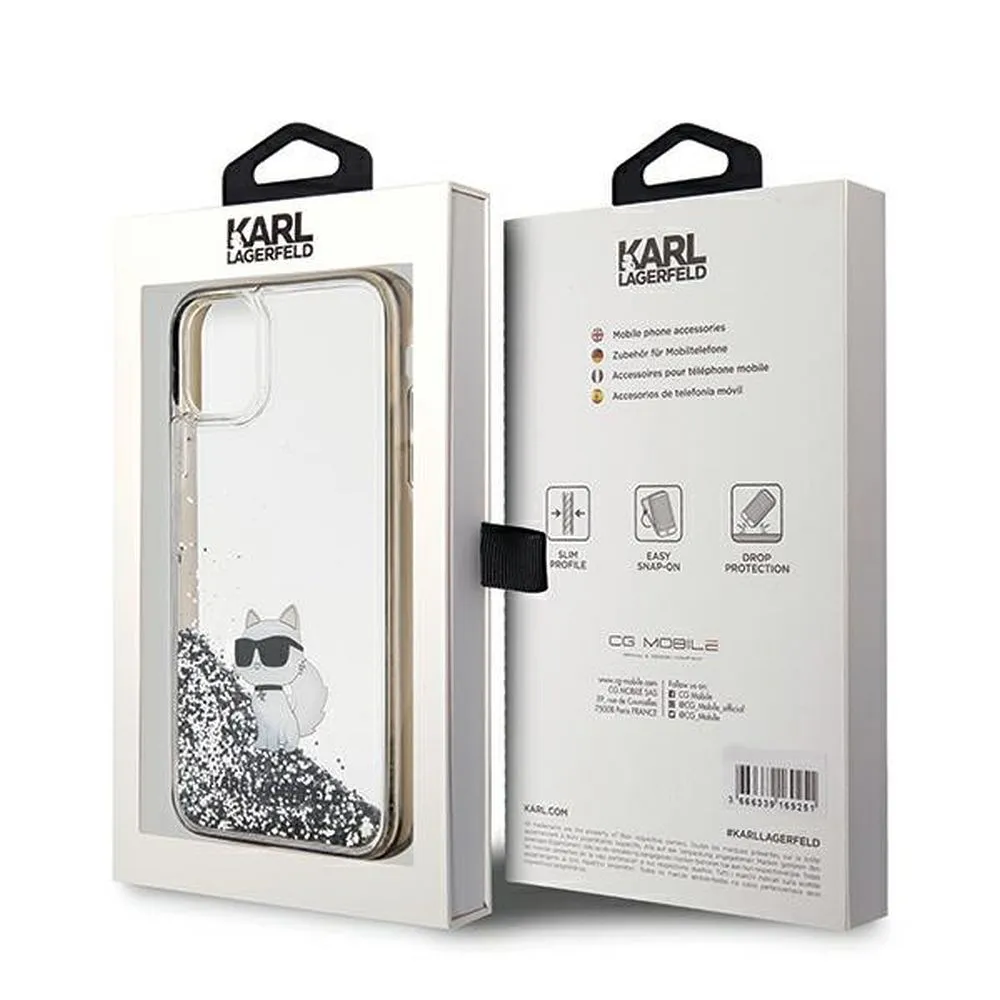 KARL LAGERFELD case for IPHONE 11 KLHCN61LKCNSK (Liquid Glitter C) transparent - Image 15