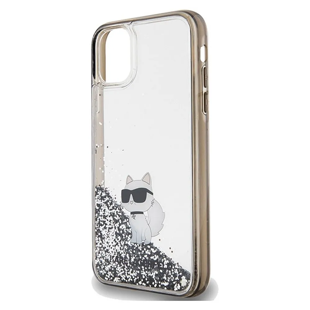 KARL LAGERFELD case for IPHONE 11 KLHCN61LKCNSK (Liquid Glitter C) transparent - Image 13