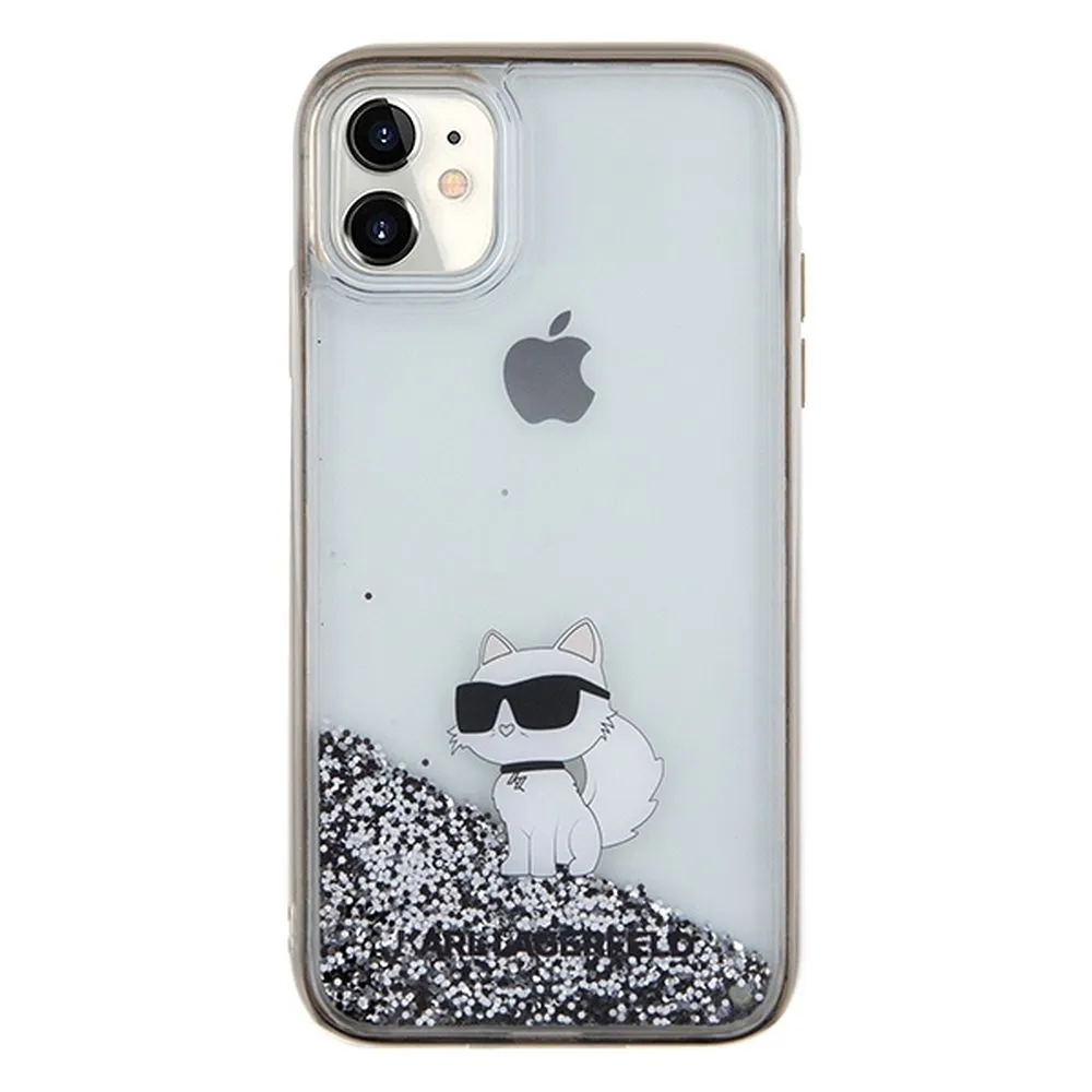 KARL LAGERFELD case for IPHONE 11 KLHCN61LKCNSK (Liquid Glitter C) transparent - Image 10