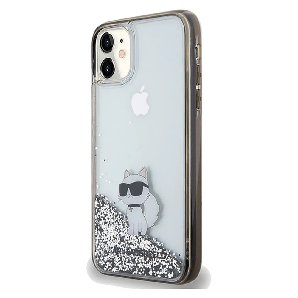 KARL LAGERFELD case for IPHONE 11 KLHCN61LKCNSK (Liquid Glitter C) transparent - Image 9