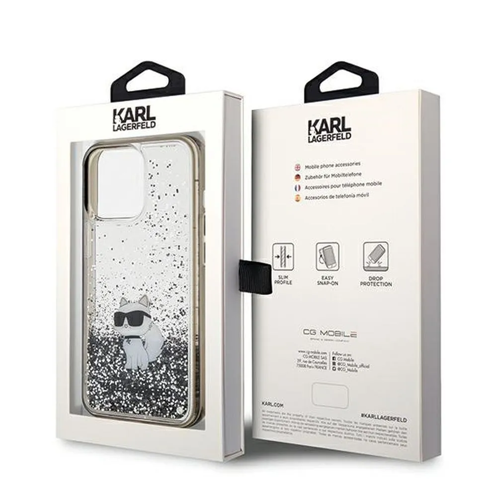 KARL LAGERFELD case for IPHONE 13 Pro KLHCP13LLKCNSK (Liquid Glitter C) transparent - Image 15