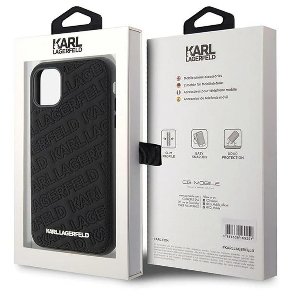 KARL LAGERFELD case for IPHONE 11 KLHCN61PQKPMK (Quilted K Pattern) black - Image 8