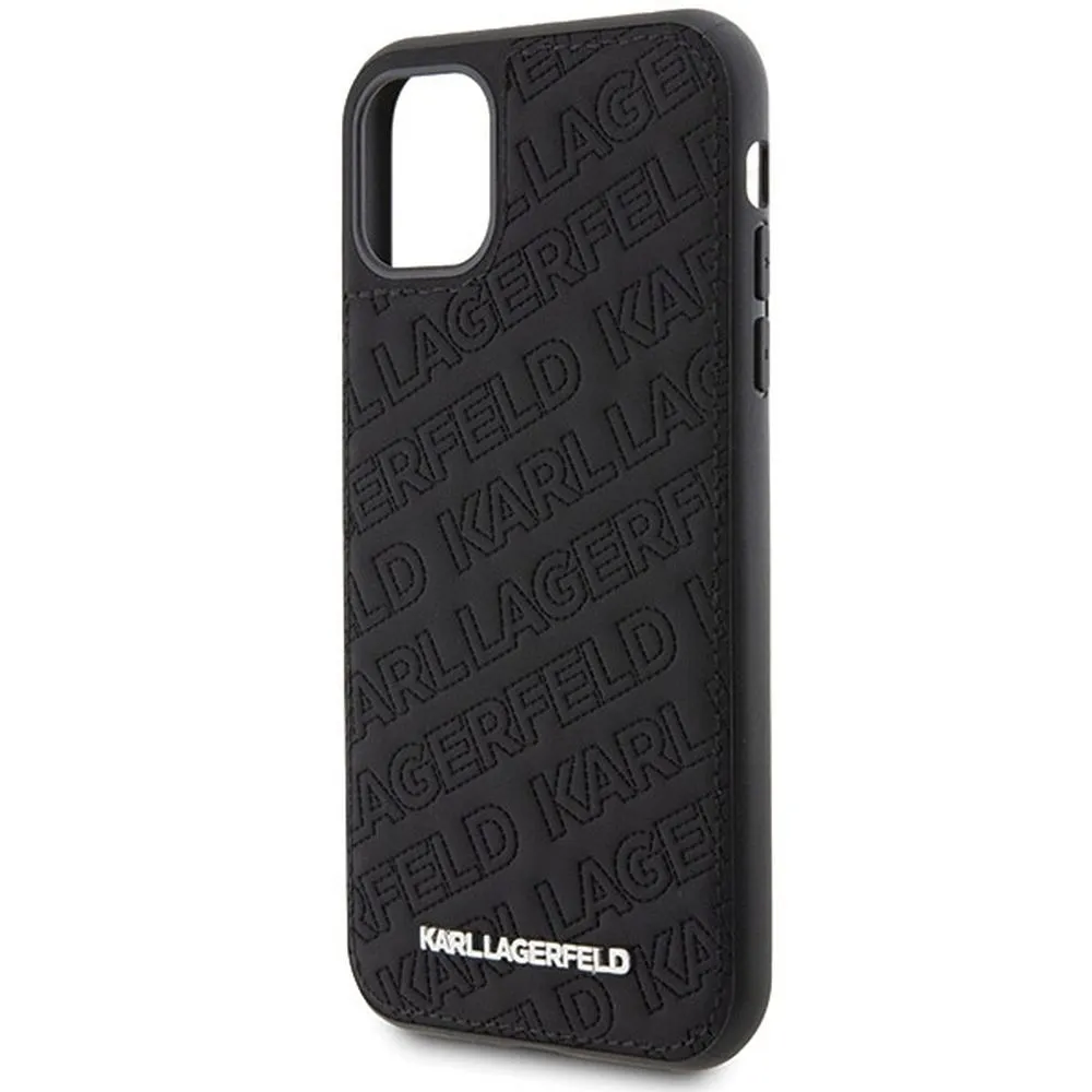 KARL LAGERFELD case for IPHONE 11 KLHCN61PQKPMK (Quilted K Pattern) black - Image 6