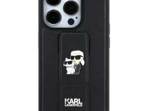 KARL LAGERFELD case for IPHONE 11 KLHCN61GSAKCPK (Gripstand Saffiano KC PIN) black
