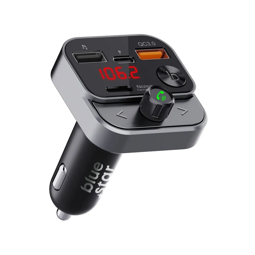 BLUE STAR transmitter FM bluetooth QC3.0 30W AutoStream BT84B black - Image 6