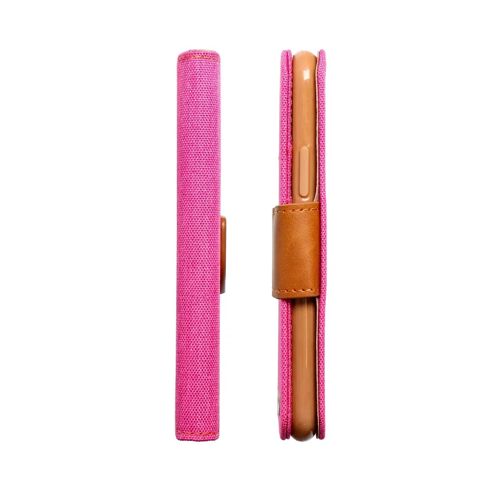 CANVAS Book case for IPHONE 16 Pro pink - Image 5