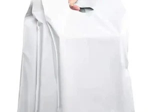 Courier foil bags with handle 400 x 500 mm + 70 mm handle RC091 50 pcs white