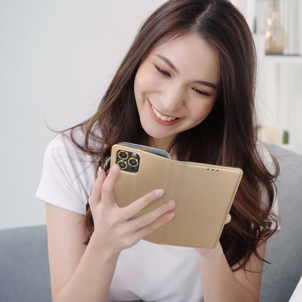 SMART CASE Book for IPHONE 16 gold - Image 2