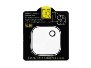 5D Full Glue Camera Tempered Glass - for iPhone 16 Pro Max Transparent