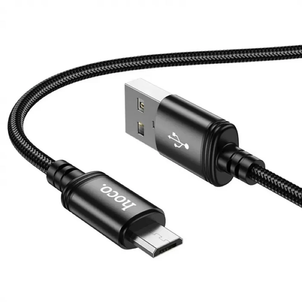 HOCO cable USB A to Micro USB 2,4A X91 3 m black - Image 6
