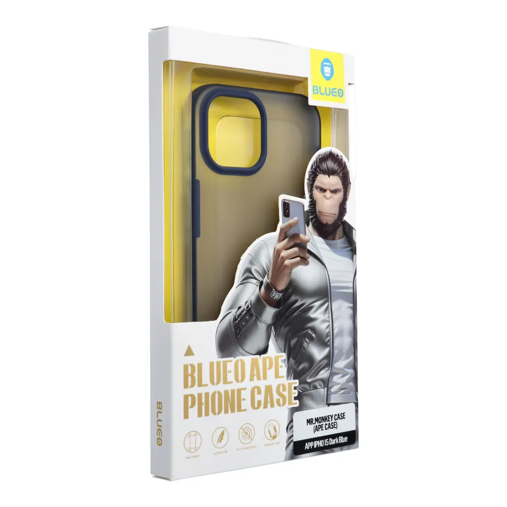 BLUEO APE Phone Case - Apple iPhone 15 blue - Image 2