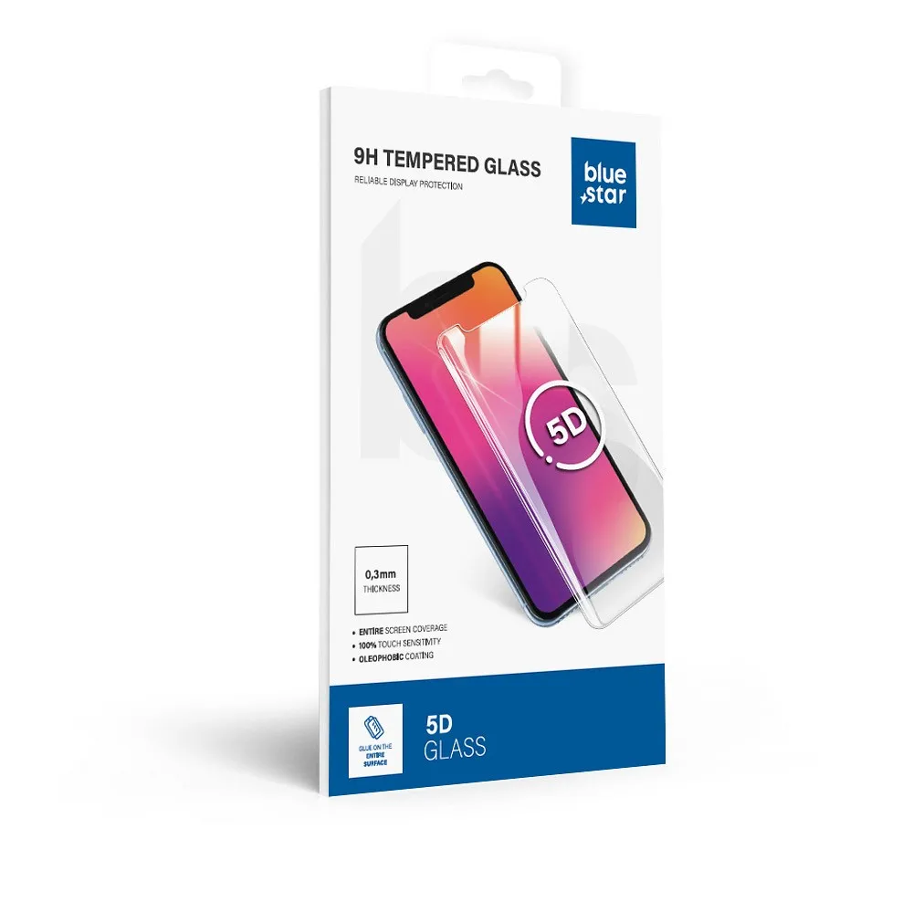 Tempered Glass Blue Star - Motorola Edge 50 Fusion - black Tempered Glass Blue Star - Image 2