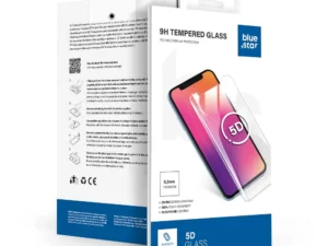 Tempered Glass Blue Star  - Motorola Edge 50 Fusion - black Tempered Glass Blue Star