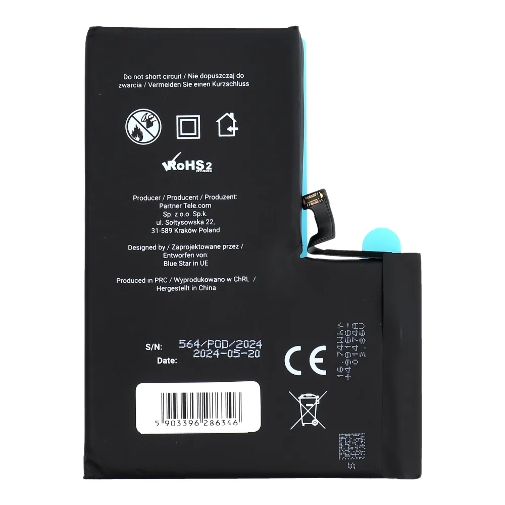 Battery for Iphone 14 PRO MAX 4323 mAh Blue Star HQ - Image 2