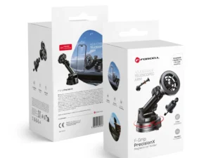 FORCELL F-Grip PrecisionX car holder for phone to windshield/center console/air vent compatybile with MagSafe black