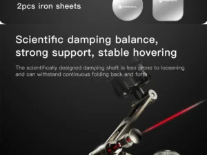 FORCELL F-Grip IronSecure autós telefon tartó a szélvédőre/középső konzolra, MagSafe-kompatibilis, fekete