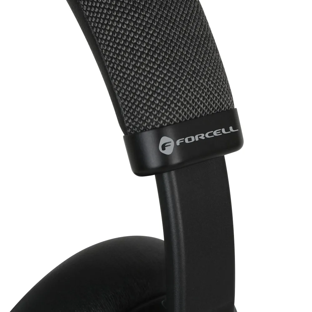FORCELL F-AUDIO vezeték nélküli fejhallgató, aktív zajszűréssel (ANC), Touch Beat, fekete - Image 8